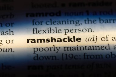 bir sözlüğü'ndeki harap sözcüğü. harap kavramı.