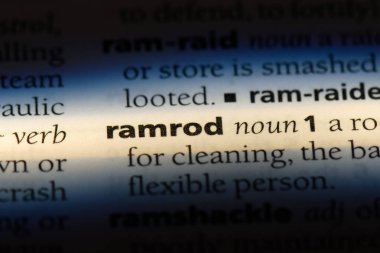 bir sözlüğü'ndeki sözcüğü gitti. Barut çubuğu kavramı.