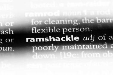 bir sözlüğü'ndeki harap sözcüğü. harap kavramı.