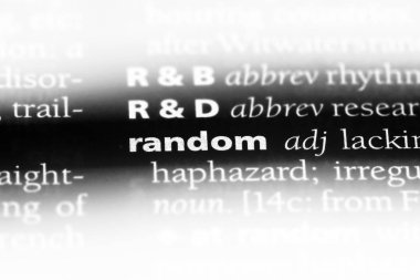 Random kelime sözlüğe. rasgele kavramı.