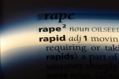 hızlı tek kelimeyle bir sözlük. hızlı kavramı.