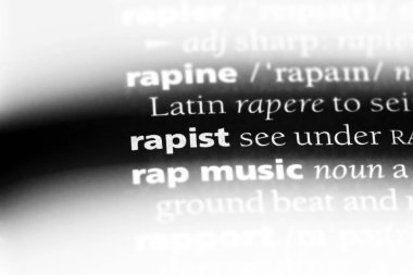 tecavüzcü Word'de bir sözlük. tecavüzcü kavramı.