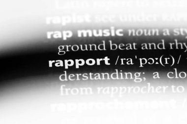 uyum Word'de bir sözlük. ilişki kavramı.