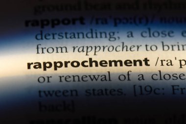 yakınlaşma Word'de bir sözlük. yakınlaşma kavramı.