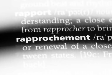 yakınlaşma Word'de bir sözlük. yakınlaşma kavramı.