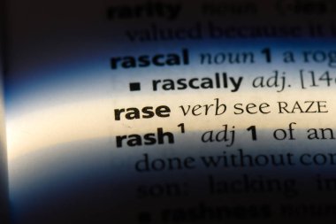 Kelimeyi sözlükte sakla. rase kavramı.