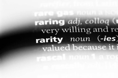 nadir Word'de bir sözlük. nadir kavramı.