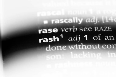 döküntü tek kelimeyle bir sözlük. döküntü kavramı.