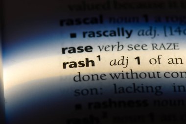 döküntü tek kelimeyle bir sözlük. döküntü kavramı.