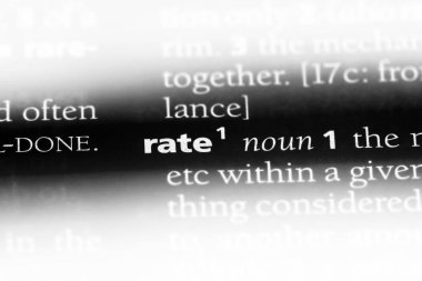 bir sözlüğü'ndeki oranı sözcüğü. oranı kavramı.