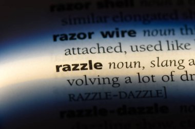 Razzle sözcük sözlüğe. Razzle kavramı.
