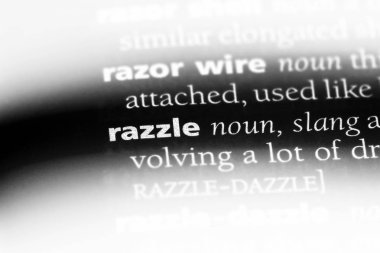 Razzle sözcük sözlüğe. Razzle kavramı.