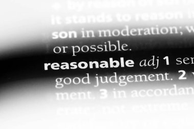 bir sözlüğü'ndeki makul sözcüğü. makul kavramı.