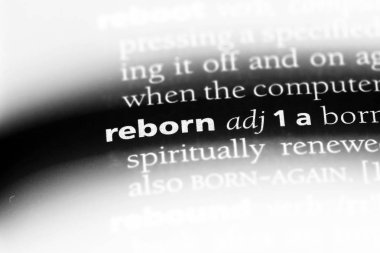 yeniden doğmuş tek kelimeyle bir sözlük. yeniden doğmuş kavramı.