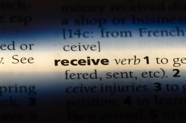 bir sözlükte kelime alırsınız. konsept almak.