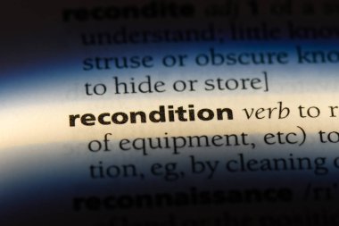 bir sözlüğü'ndeki sözcüğü yenilemek. kavramı yenilemek.