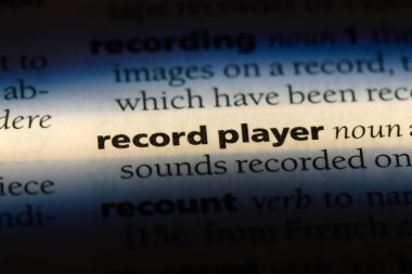 pikap Word'de bir sözlük. pikap kavramı.