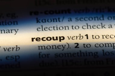 bir sözlüğü'ndeki sözcüğü telafi. kavram telafi.