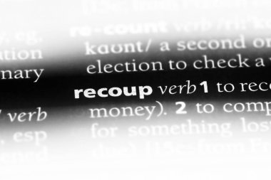 bir sözlüğü'ndeki sözcüğü telafi. kavram telafi.