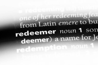 Kurtarıcı Word'de bir sözlük. Kurtarıcı kavramı.