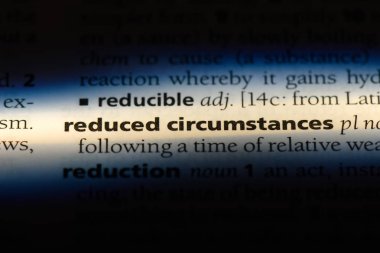 indirimli koşullar Word'de bir sözlük. indirimli koşullar kavramı.