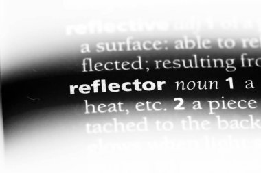 Reflektör Word'de bir sözlük. Reflektör kavramı.