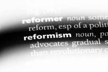 reformizm Word'de bir sözlük. reformizm kavramı.