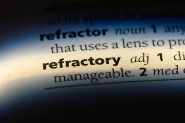 ateşe dayanıklı tek kelimeyle bir sözlük. ateşe dayanıklı kavramı.