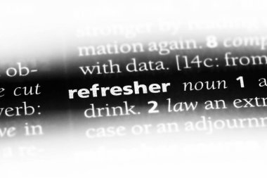 Yenileyici Word'de bir sözlük. Yenileyici kavramı.