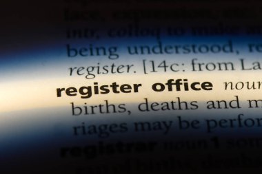 kayıt office Word'de bir sözlük. Kayıt ofisi kavramı.