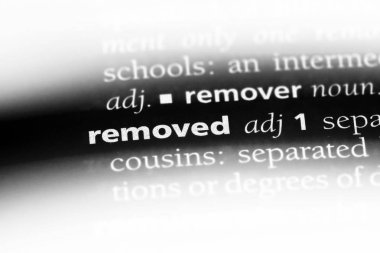 kaldırılan sözcük sözlüğe. kaldırılan kavramı.