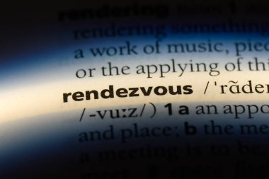 buluşma Word'de bir sözlük. buluşma kavramı.