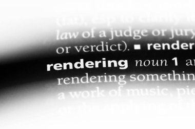 işleme Word'de bir sözlük. işleme kavramı.