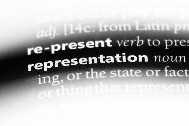 Sözlükteki temsil word. temsil kavramı.