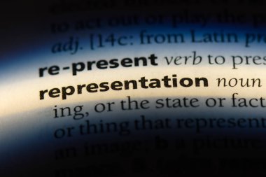 Sözlükteki temsil word. temsil kavramı.