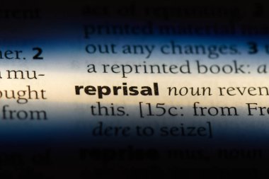 karşılık olarak Word'de bir sözlük. misilleme kavramı.