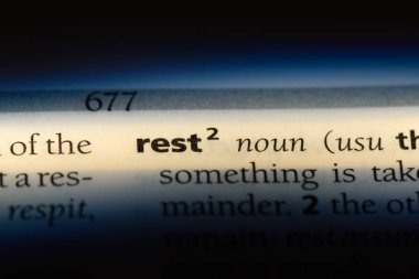 sözcük sözlükte bekletin. geri kalan kavramı.