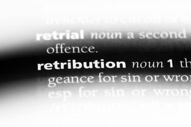 intikam Word'de bir sözlük. ceza kavramı.