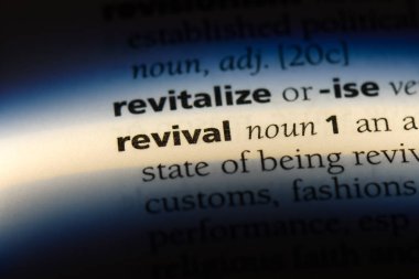 canlanma Word'de bir sözlük. canlanma kavramı.