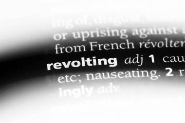 Tek kelimeyle iğrenç bir sözlük. iğrenç kavramı.