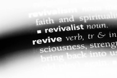 bir sözlüğü'ndeki sözcüğü canlandırmak. kavram canlandırmak.