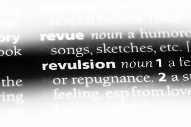 tiksinti Word'de bir sözlük. tiksinti kavramı.