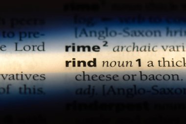 kabuklu Word'de bir sözlük. kabuklu kavramı.