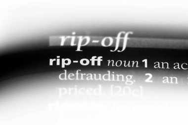 bir sözlüğü'ndeki sözcüğü koparmak. kavram rip.