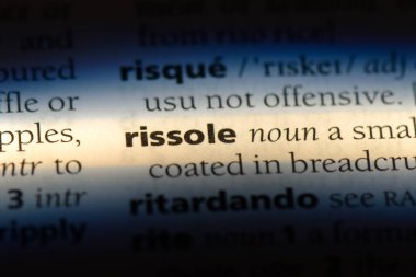 köfte Word'de bir sözlük. köfte kavramı.