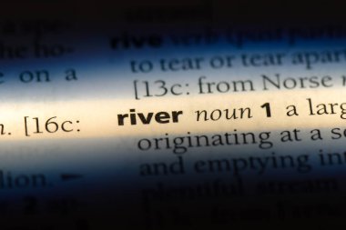 nehir Word'de bir sözlük. nehir kavramı.