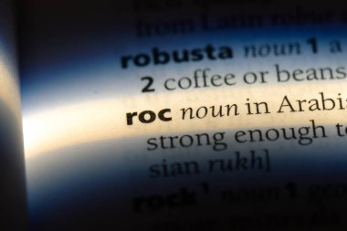 Roc Word'de bir sözlük. Roc kavramı.