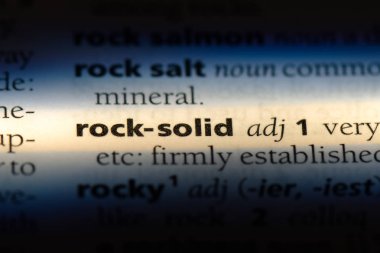 rock katı sözcük sözlüğe. rock katı kavramı.