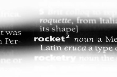 roket Word'de bir sözlük. roket kavramı.