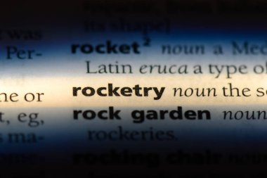 roket Word'de bir sözlük. roket kavramı.